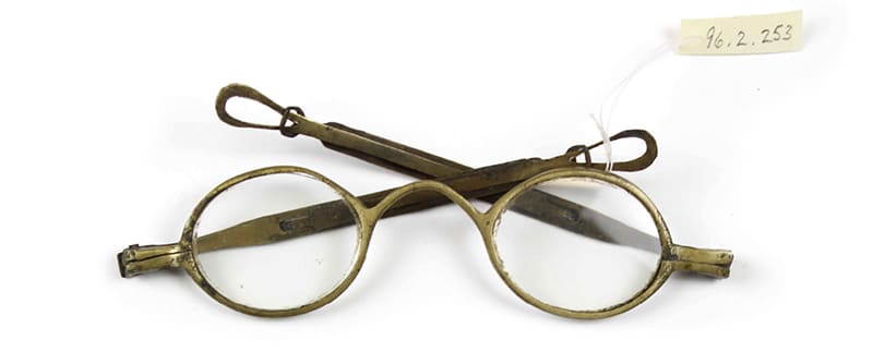 small oval eyeglasses
